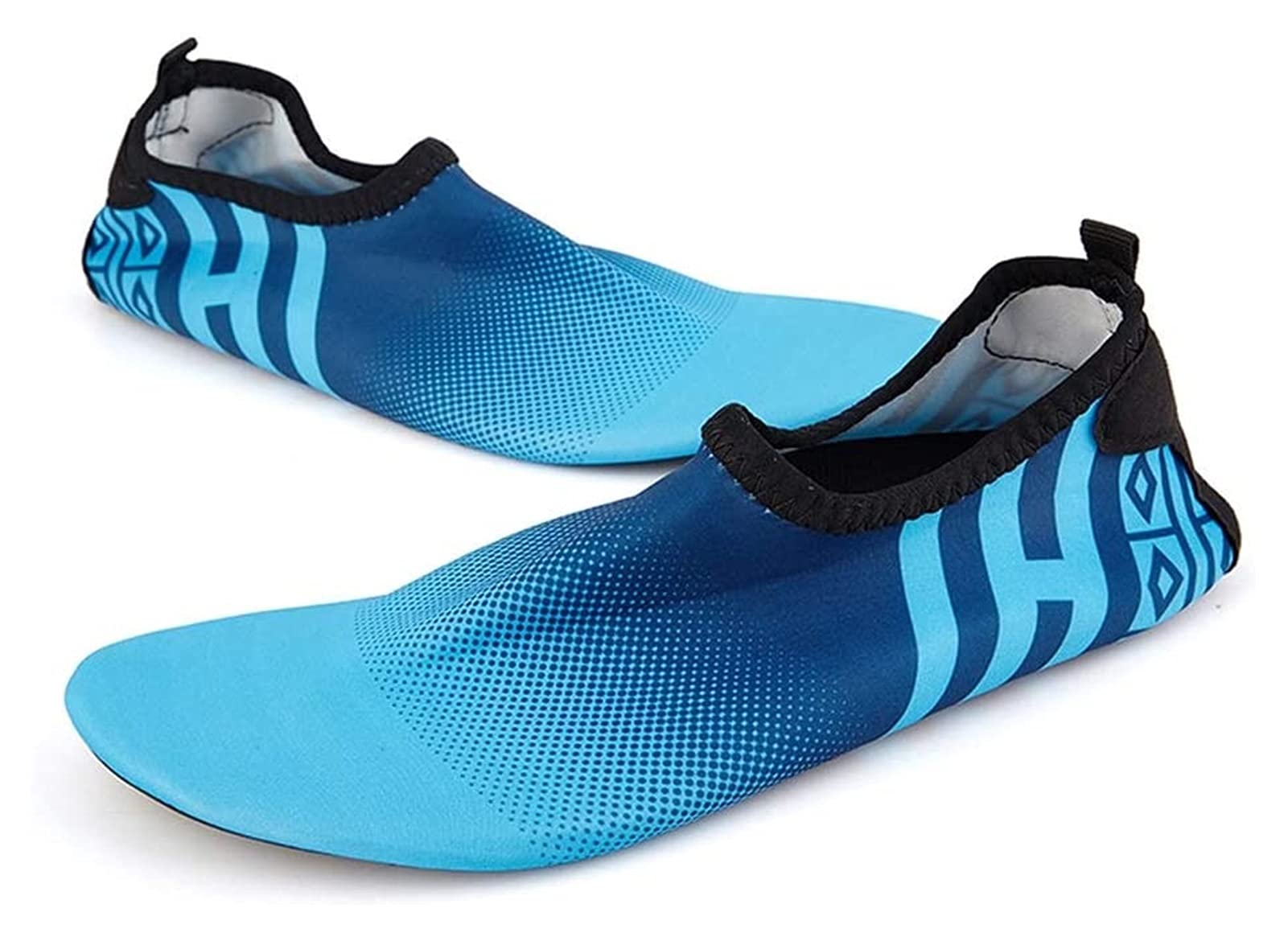Barefoot Water Shoes for Men & Women - Non-Slip Beach Socks with Quick-Dry Fabric - Perfect for Swimming, Surfing, Beach Walking & Water Sports (Blue, Size 42EU)