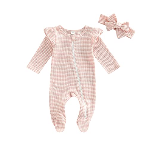 Striped Ruffle Pink