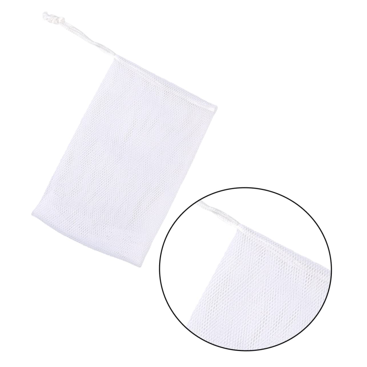 10-Pack Foaming Soap Nets with Lid - Mesh Soap Bags for Bar Soap, Shower & Facial Cleansing | Travel-Friendly Soap Savers for Bathroom, Gym & On-the-Go Use