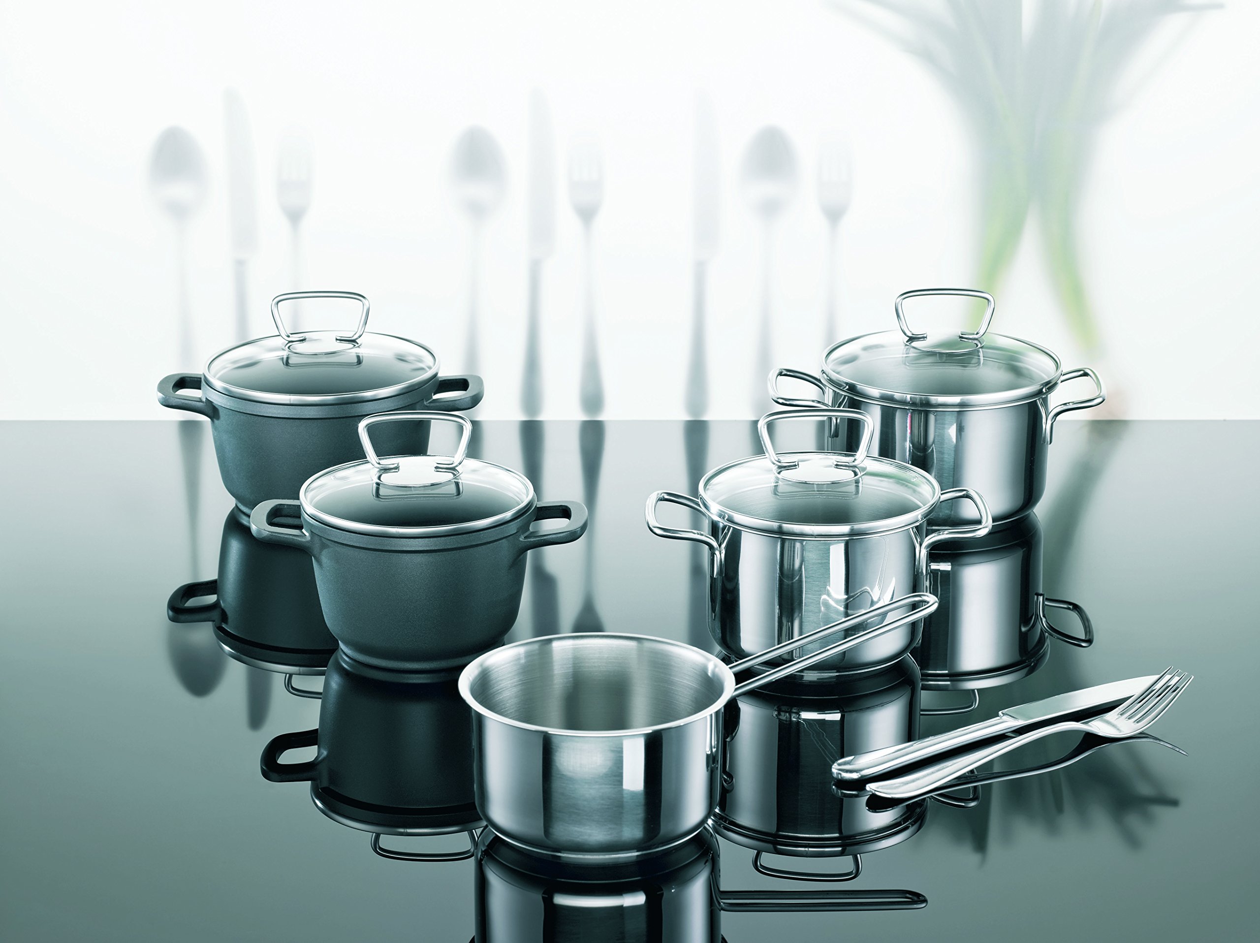 Pitty Mini Milk Pot 14cm 1.7L - Small Stainless Steel Saucepan for Coffee, Tea & Milk - Perfect for Home, Kitchen & Camping Use