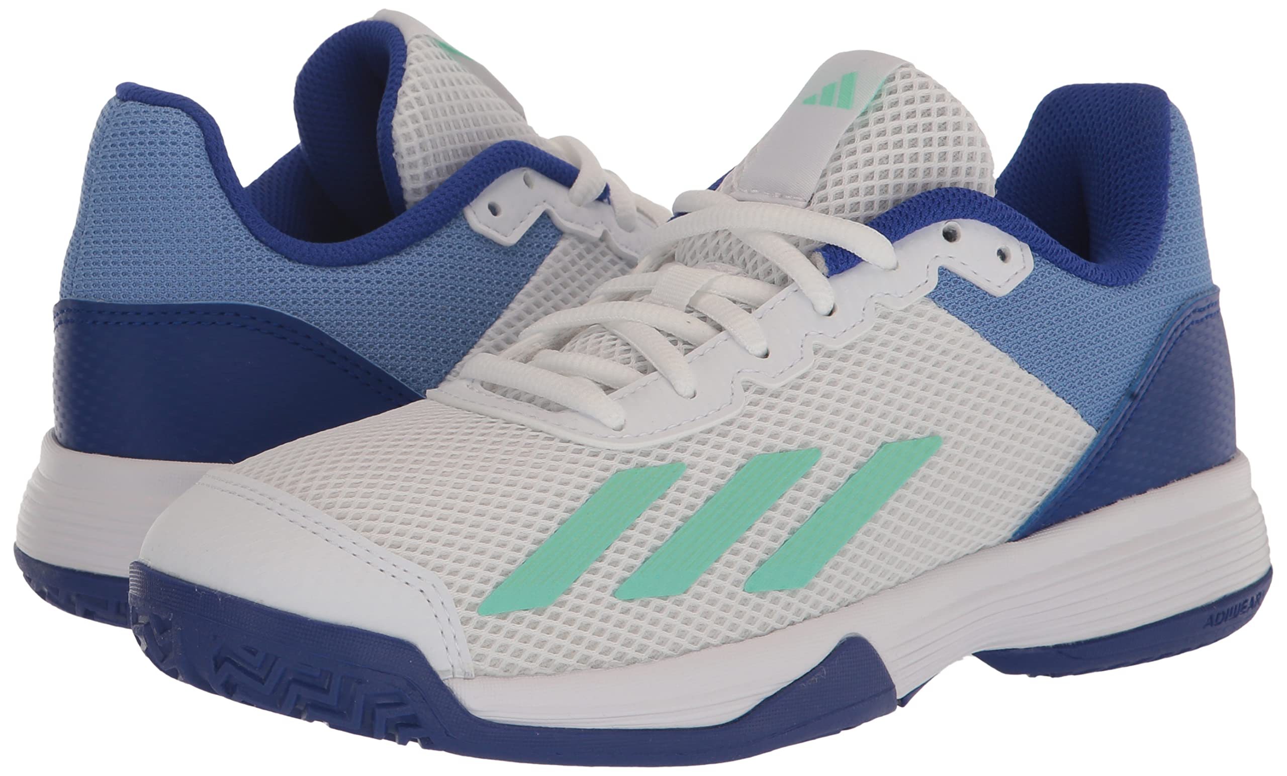 Adidas Unisex-Child Courtflash K Sneakers - Lightweight Kids' Tennis Shoes for Boys & Girls - Perfect for School, Sports & Everyday Wear