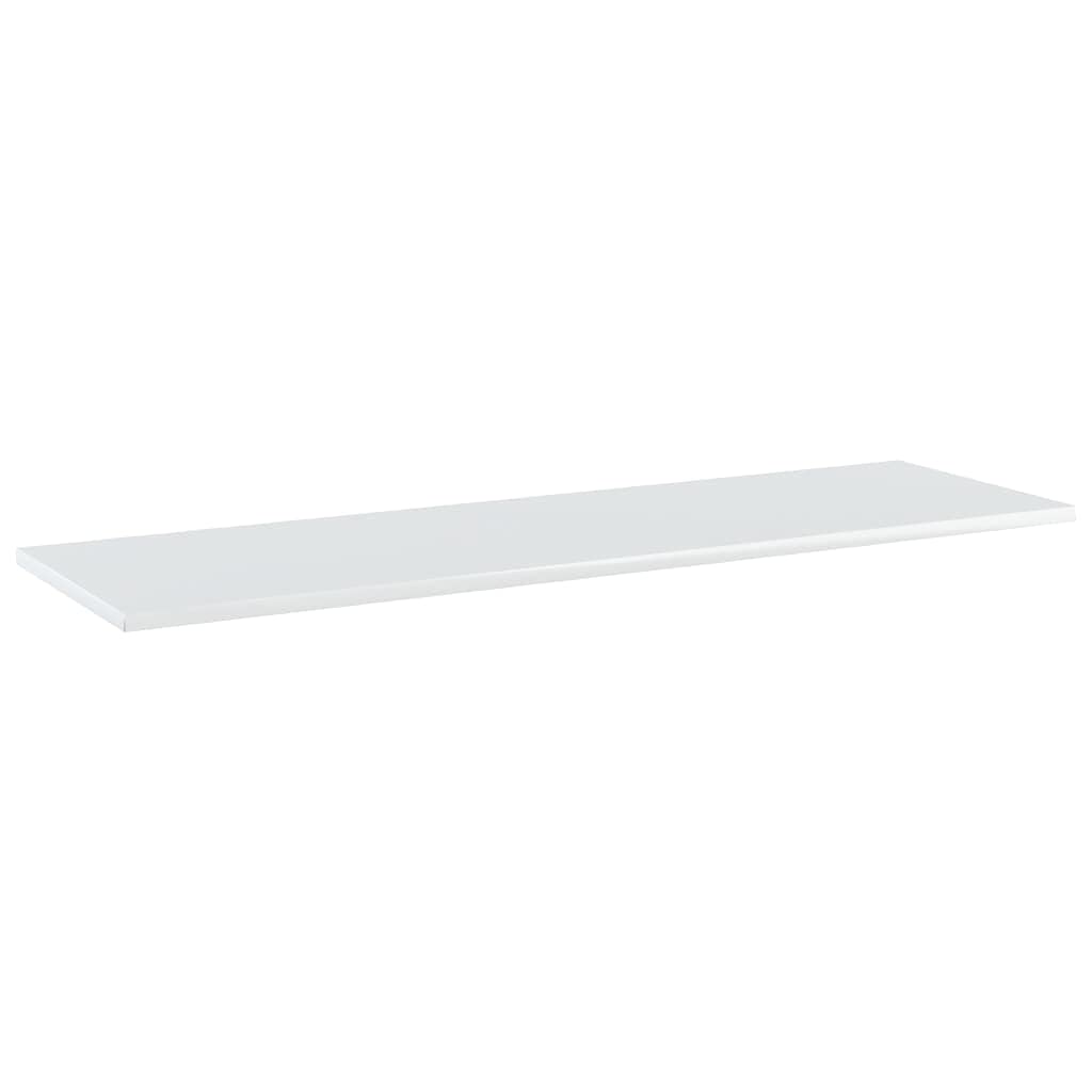 8-Piece High Gloss White Storage Shelf Boards - 39.4