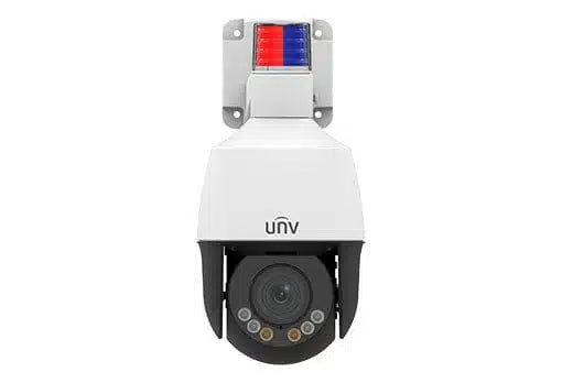 Uniview IPC675LFW AX4DUPKC VG 5MP LightHunter Active Deterrence Mini PTZ Security Camera - Outdoor Surveillance for Home & Business Protection