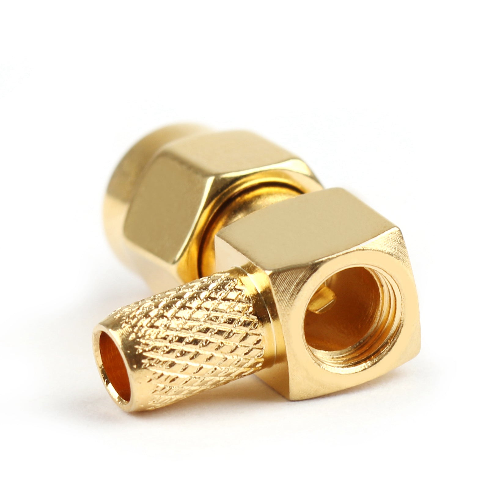 10Pcs SMA Male Right Angle RF Connector for RG58 RG142 RG400 LMR195 Coaxial Cable - Perfect for Ham Radio, CCTV, and Antenna Installations