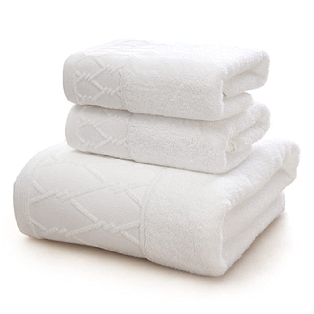 Premium Soft Cotton Bath Towel Set - Super Absorbent & Quick-Drying Terry Towels for Home, Spa & Gym - Luxury Bathroom & Shower Towels (Color: A, Size: As Shown) - Perfect for Hotels, Guest Rooms & Beach Vacations