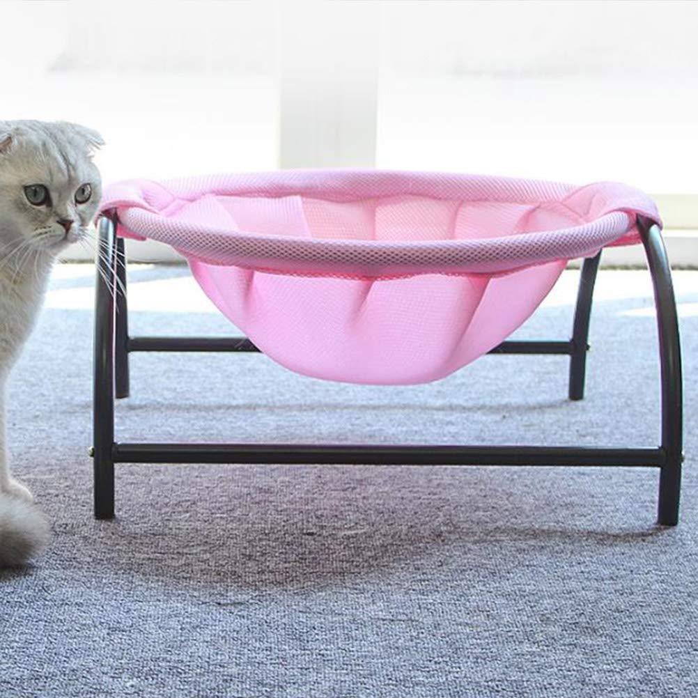 TEHAUX Warm Cat Hammock Bed - Plush Washable Pet Nest for Winter Sleep