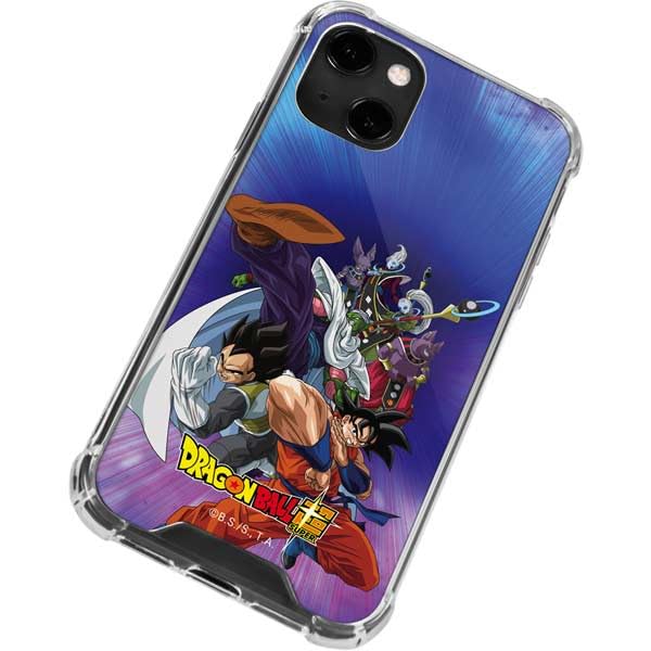 Official Dragon Ball Super Clear Phone Case for iPhone 13 - Slim Protective Cover with Anime Goku Design | Perfect for Fans, Daily Use & Gift Giving