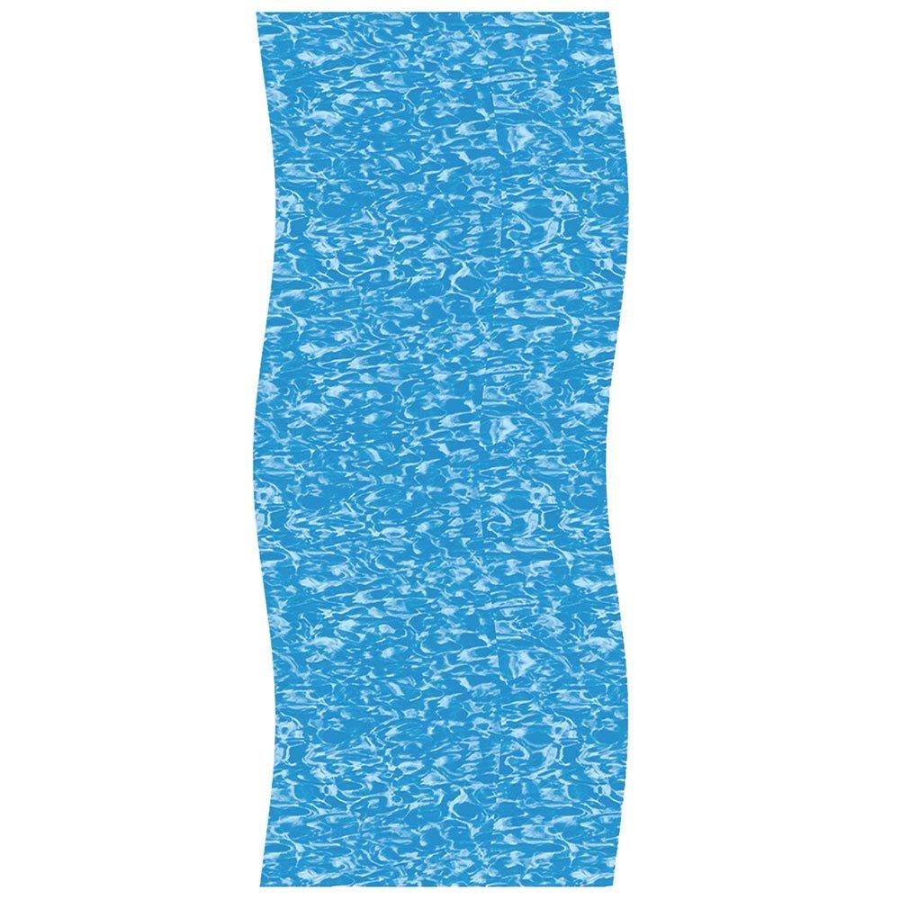 Swimline Overlap 21-Foot Round All Swirl Above Ground Pool Liner - 48/52 Inch Depth, 20 Mil Thickness (LI2148ASO) | Durable & Stylish Backyard Swimming Pool Upgrade for Summer Fun