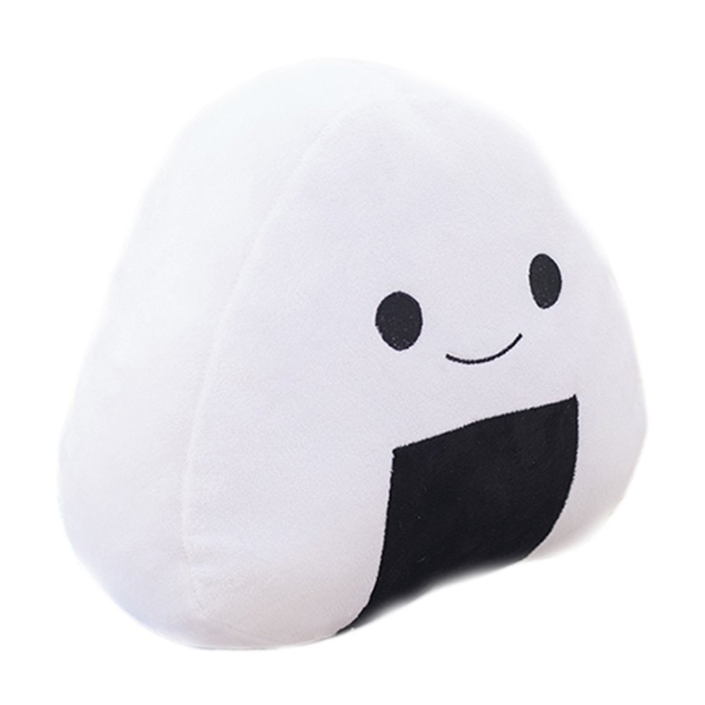 Soft and Cute Sushi Plush Pillow - Large Japanese Rice Ball Stuffed Animal Toy for Home Decor, Anime Fans & Cozy Comfort | Perfect for Bedroom, Living Room, and Gift Giving