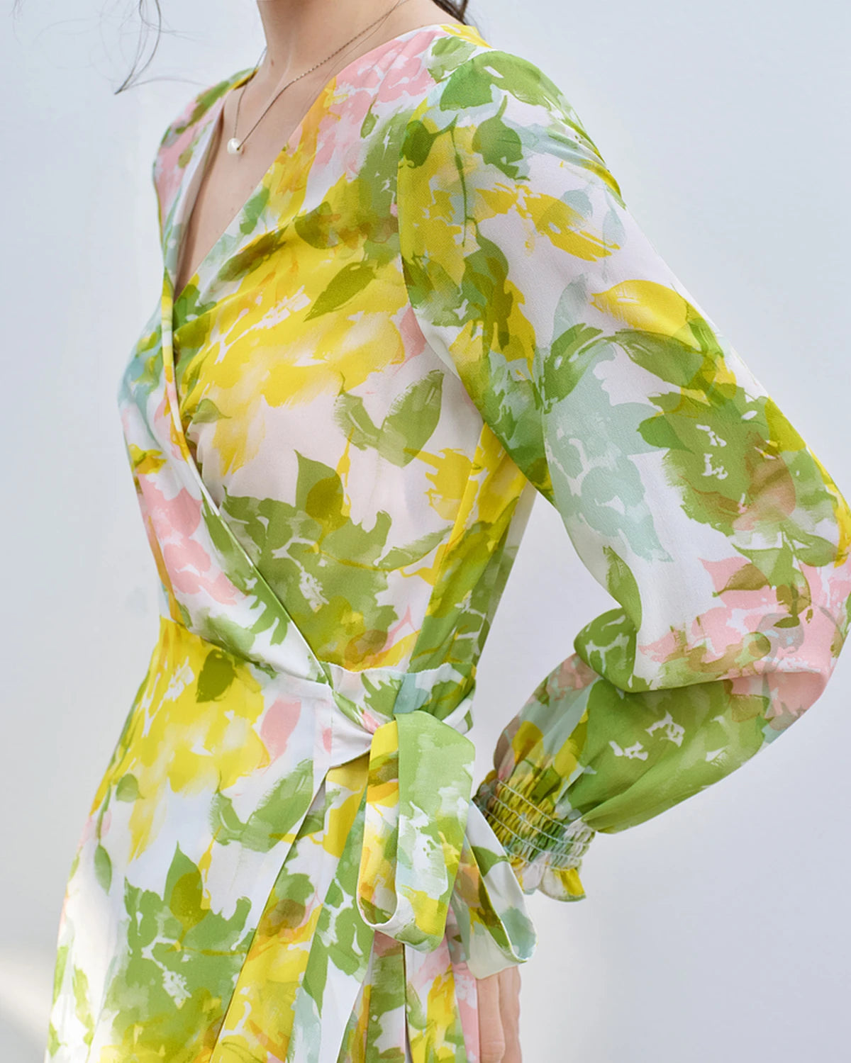 Elegant Floral Print Silk Dress for Women | Summer Party & Wedding Guest Outfit | Breathable & Comfortable Formal Wear