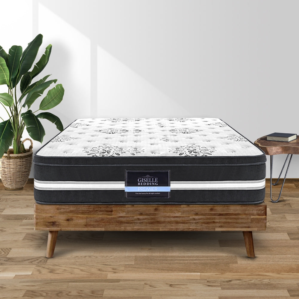 Donegal Euro Top Cool Gel Pocket Spring Mattress - 34cm Thick King Single Size | Premium Cooling Support for Hot Sleepers & Back Pain Relief - Ideal for Master Bedrooms, Guest Rooms & Dormitories
