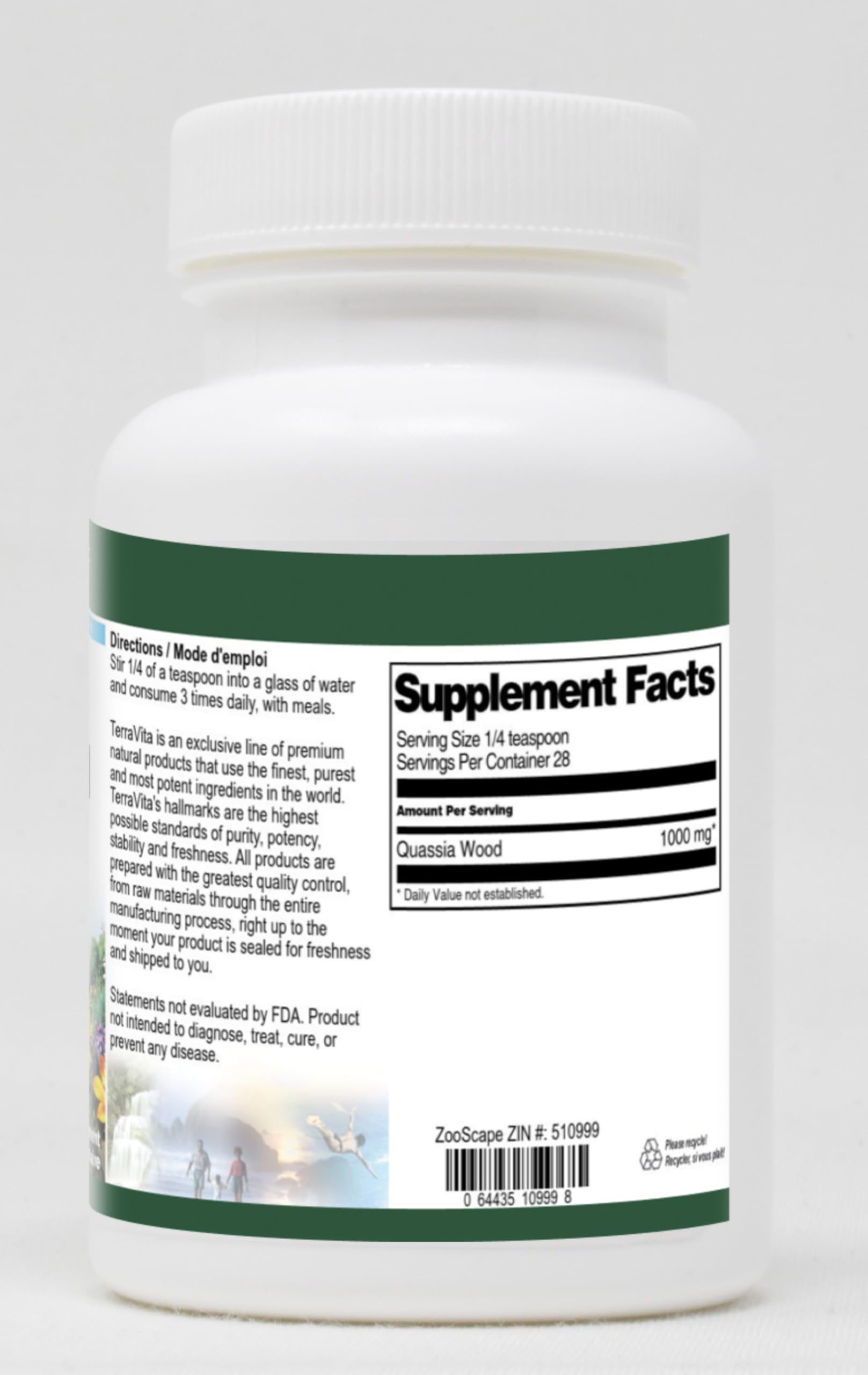 Quassia Wood Powder 1 oz (ZIN: 510999) | Natural Bittering Agent for Brewing, Herbal Remedies & Pest Control | Perfect for Home Brewers, Herbalists & Gardeners