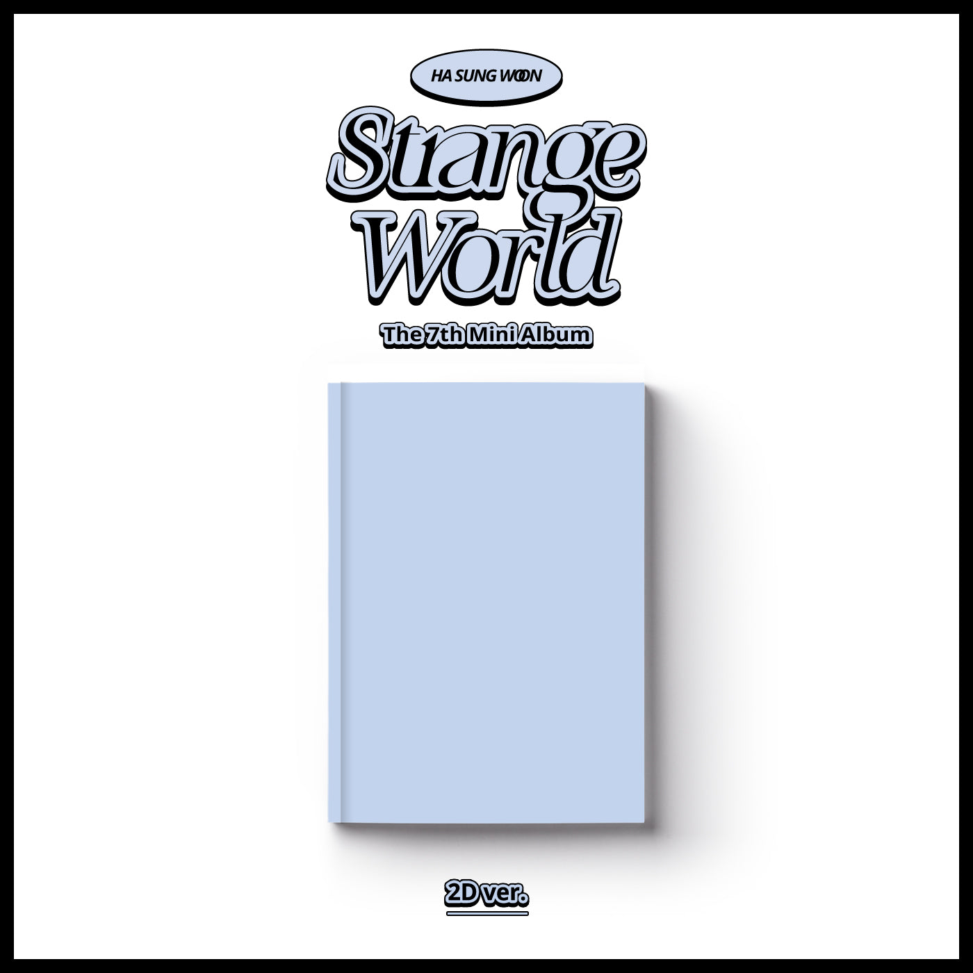 HA SUNG WOON 7TH MINI ALBUM 'STRANGE WORLD' (PHOTOBOOK) - K-Pop Music CD with Photocards & Lyrics Book - Perfect for K-Pop Fans & Collectors