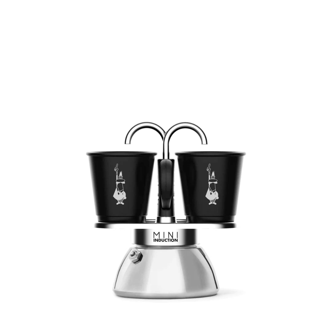 Bialetti Mini Induction Stovetop Espresso Maker - Compact & Fast Brewing for Home, Office, or Travel - Perfect for Espresso Lovers & Coffee Enthusiasts