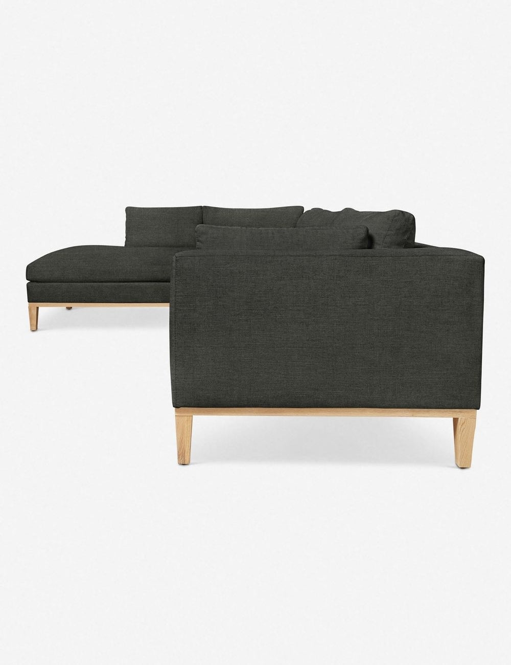 Charleston Sectional Sofa - Modern L-Shaped Couch with Reversible Chaise, Soft Fabric Upholstery for Living Room, Family Room, and Home Theater Comfortable Seating