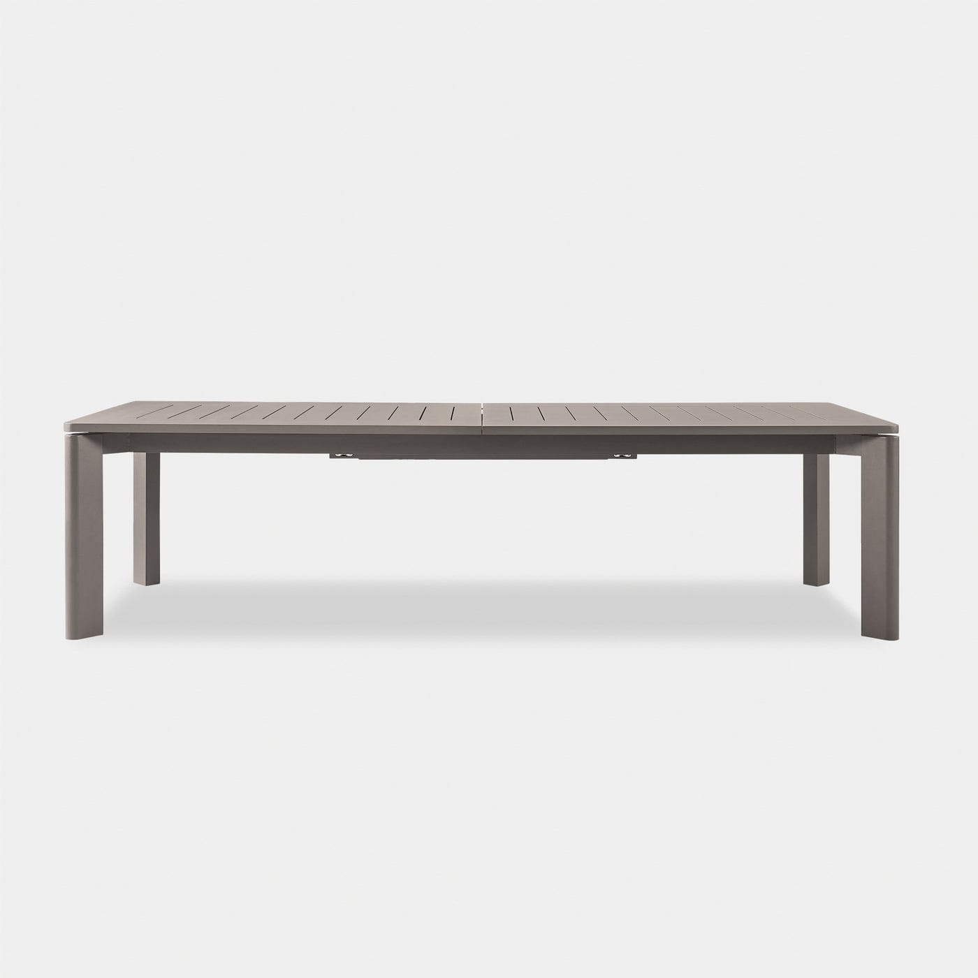 Byron Extendable Aluminum Dining Table - Expandable for 6 to 10 Guests - Perfect for Indoor/Outdoor Entertaining, Small Spaces & Family Gatherings