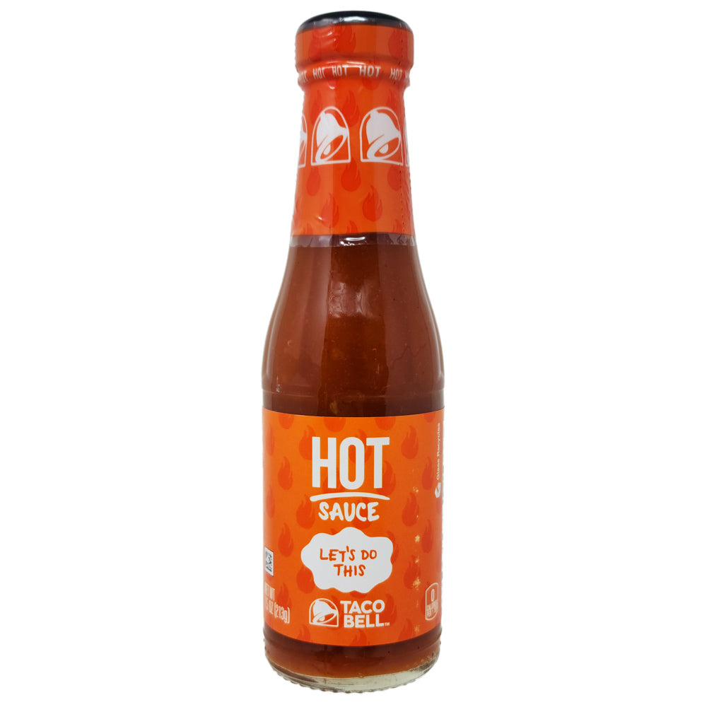 Taco Bell Hot Sauce - 7.5 oz Bottle | Authentic Mexican Flavor | Perfect for Tacos, Burritos, Nachos & More