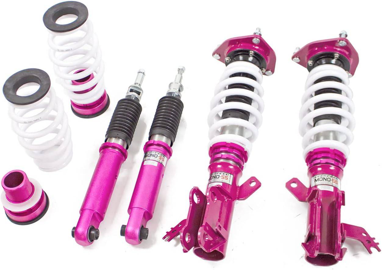 Godspeed MonoSS Coilover Lowering Kit for Toyota RAV4 (XA50) 2019-2024 - Fully Adjustable Ride Height, Spring Tension & 16-Way Damping - Perfect for Street Performance & Track Racing