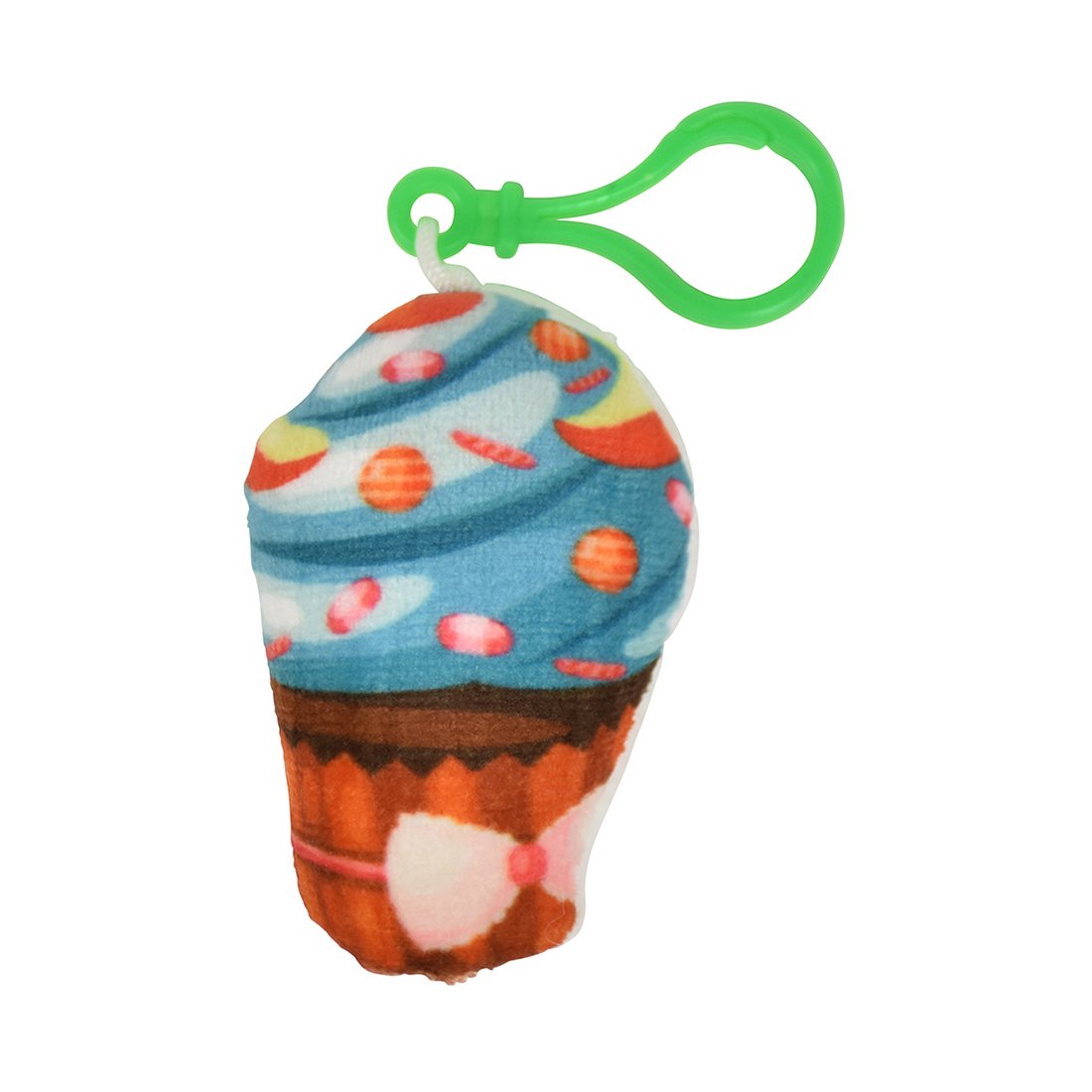 Soft Plush Cupcake Backpack Charm - Squishy Kawaii Keychain for Girls, Cute Bag Accessories for School & Travel - Perfect for Backpacks, Purses and Gift Giving