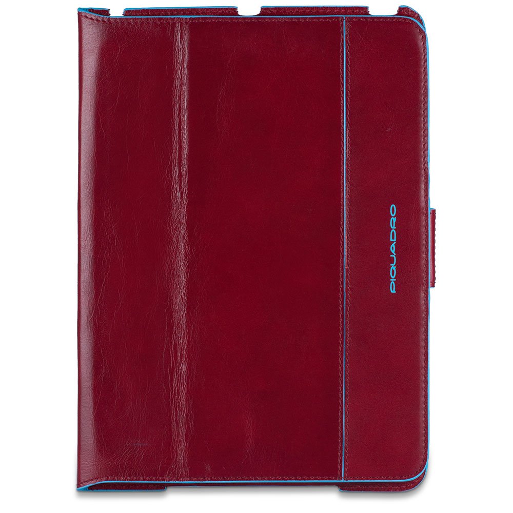 Premium Piquadro Leather iPad Air Stand Case with Auto Sleep/Wake Function - Red | Slim Protective Cover for iPad Air 5th/4th Gen | Perfect for Office, Travel & Home Use
