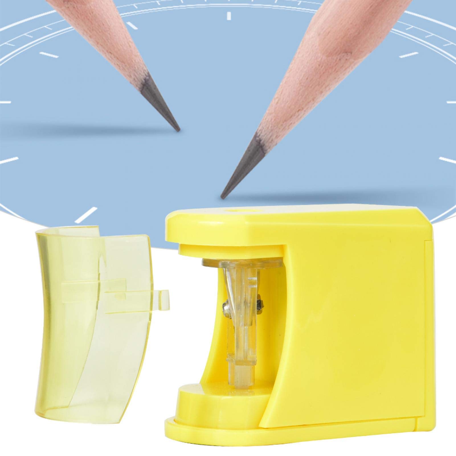 Electric Pencil Sharpener for Kids - Battery Operated Heavy Duty for Classroom & Colored Pencils