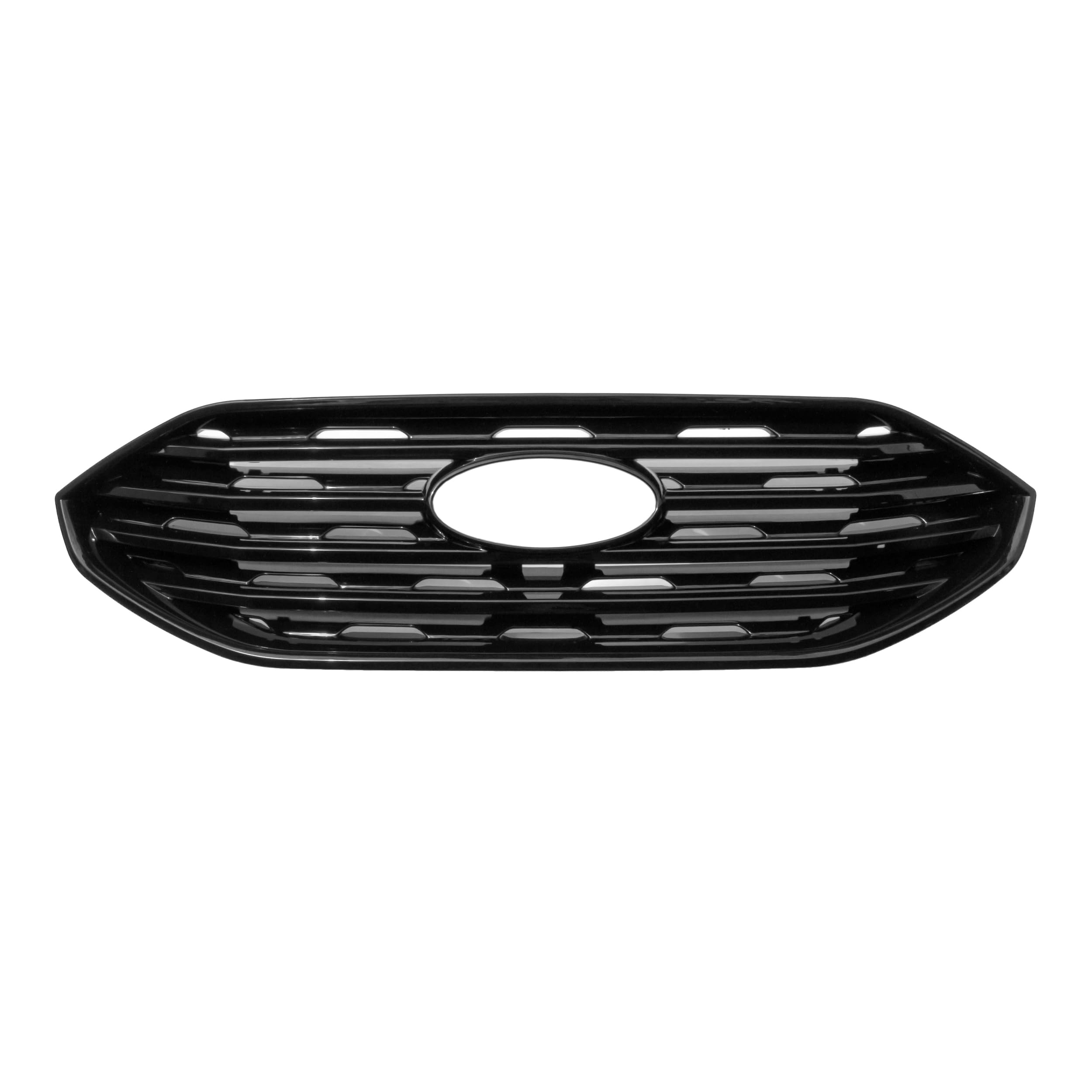 Black Chrome Delete Front Grille Overlay for 2019-2022 Ford Edge SE & SEL (No Camera) | Easy No-Tool Installation with Secure Adhesive Tape | US Patented | Upgrade Your Ride's Style for Daily Commute & Car Shows