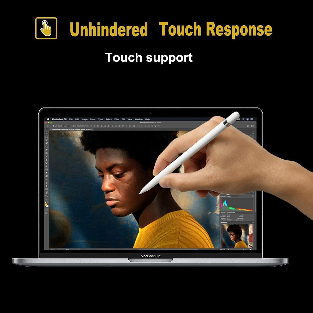 Premium Tempered Glass Screen Protector for MacBook Pro - Anti-Scratch, Anti-Glare, HD Clear Protection for Work & Entertainment