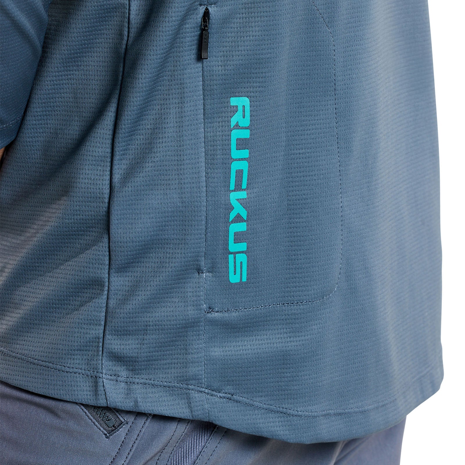 Ruckus 3/4 Sleeve Baseball Jersey - Spun Steel Blue - Comfortable & Durable for Baseball Games, Sports & Casual Wear