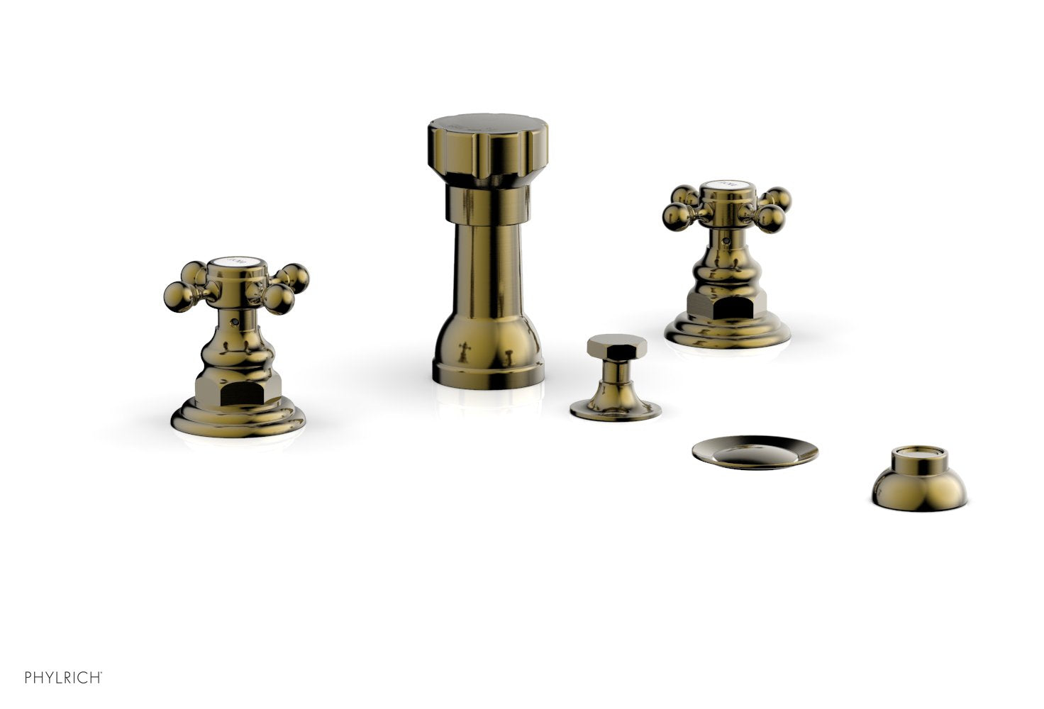 HEX TRADITIONAL 4-Hole Bidet Set - 500ml Water Capacity, 60mm Hole Spacing - Perfect for Bathroom Upgrades & Hygienic Cleaning