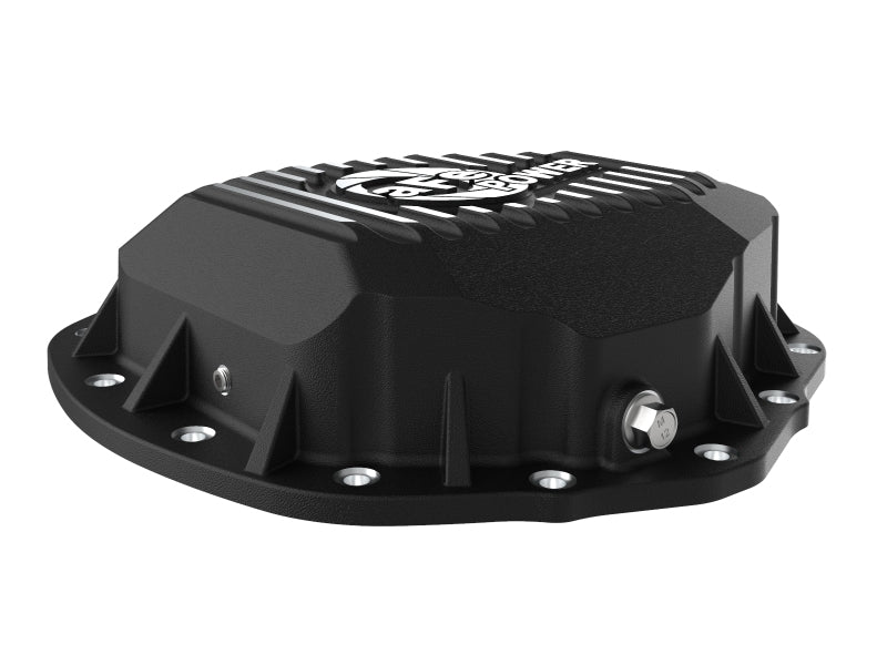 aFe Pro Series Rear Differential Cover for 2019-2023 Dodge Ram 2500/3500 - Black with Machined Fins | Heavy-Duty Truck Protection & Off-Road Performance Upgrade