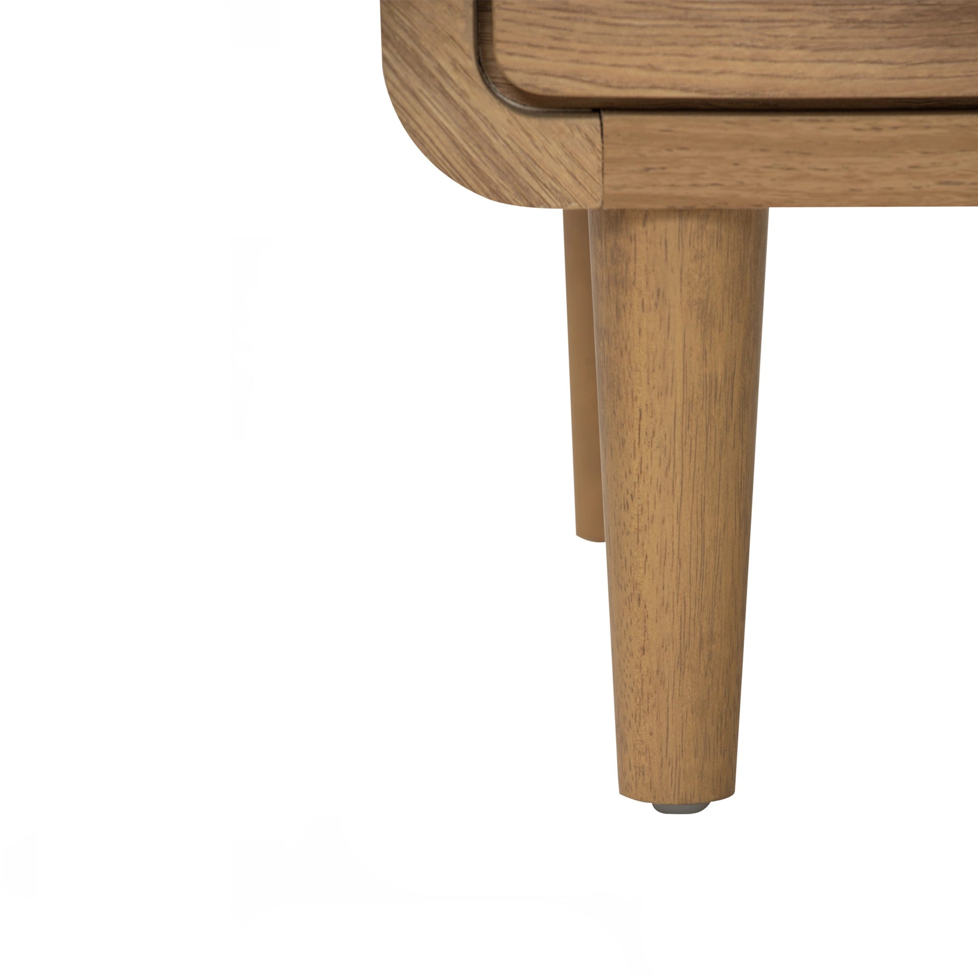Modern Sora Side Table - Small Accent End Table for Living Room, Bedroom, or Office - Stylish Wooden Nightstand with Storage Shelf