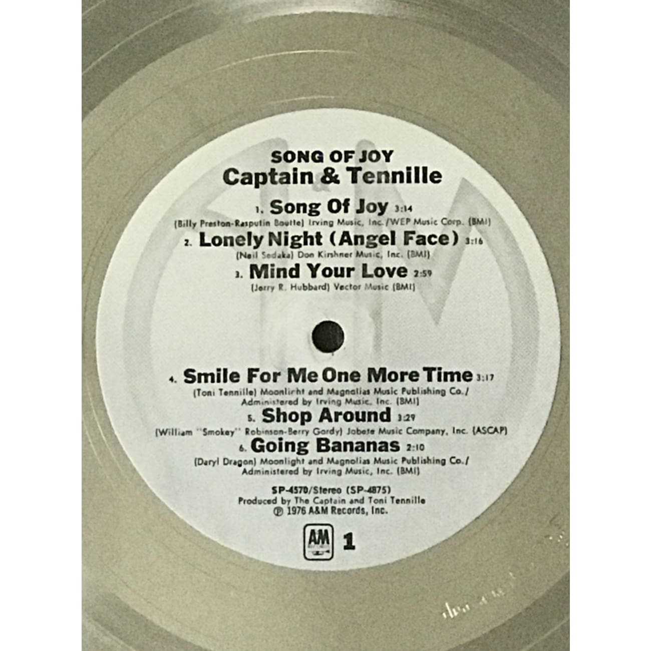 Captain & Tennille Song Of Joy RIAA Platinum LP Award Presented to Neil Sedaka - Rare Collectible Vinyl Record for Music Enthusiasts & Memorabilia Collectors - Perfect for Display in Home, Office, or Music Studio