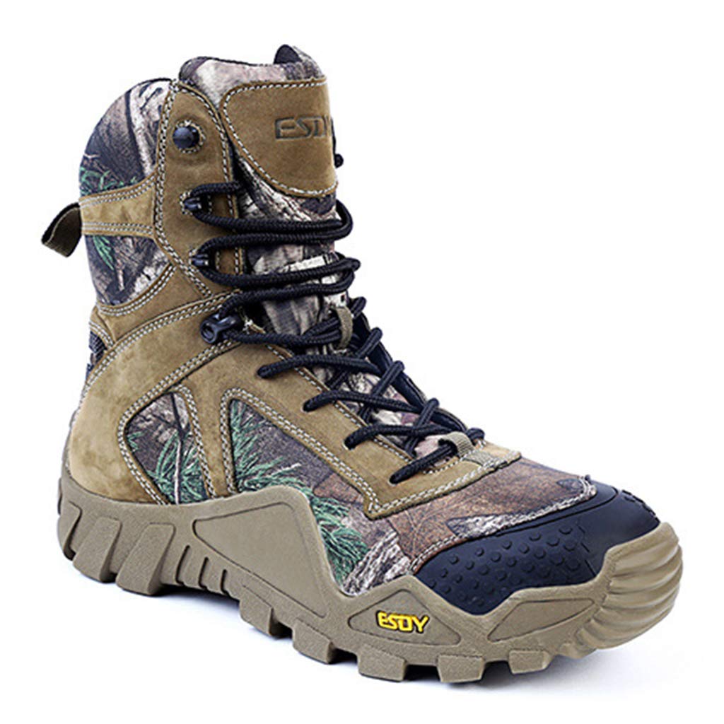Wygwlg Men's Military Combat Boots - Durable Desert Tactical Boots, Waterproof Jungle & Off-Road Hiking Boots for All Seasons | Perfect for Outdoor Adventures, Hiking, Camping & Tactical Missions