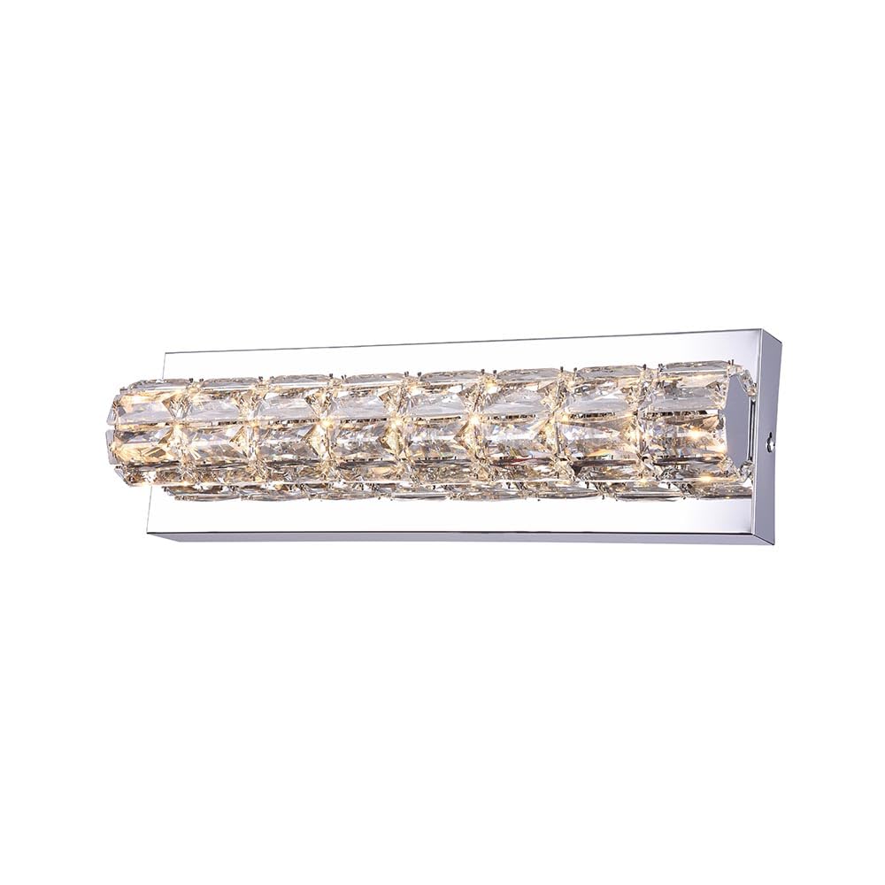 10W 16-LED Chrome Bathroom Vanity Light Fixture - Modern Energy-Efficient Mirror Lighting for Bathroom, Dressing Room & Makeup Area