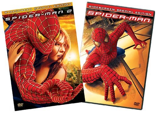 Spider-Man & Spider-Man 2 - Widescreen Special Edition Blu-ray DVD Set | Marvel Superhero Movies Collection | Perfect for Movie Nights & Marvel Fans Gift