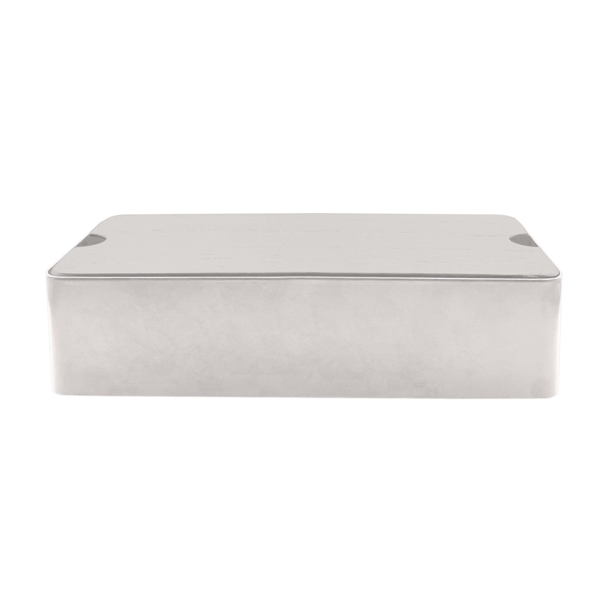 DESIGNSTUFF White Storage Box With Adjustable Dividers - Perfect for Home Organization, Office Supplies & Craft Storage