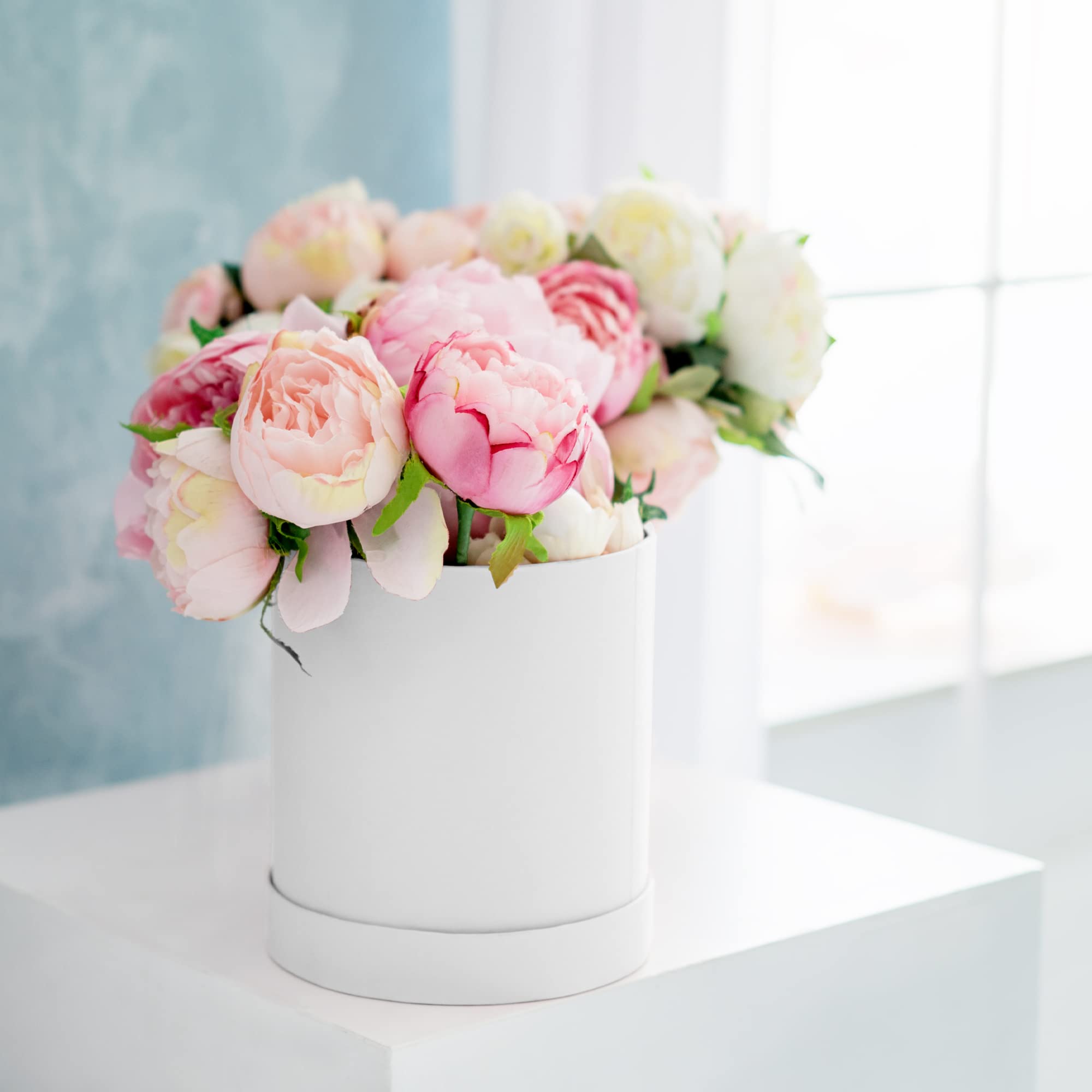Elegant White Gift Boxes with Lids - 3pc Set for Weddings & Birthdays