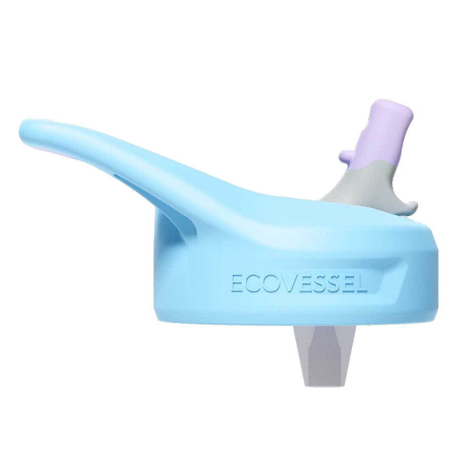 EcoVessel Straw Top Replacement Lid - BPA-Free, Leak-Proof Drinking Lid for Kids & Adults - Perfect for Water Bottles, Travel, Gym & Outdoor Activities