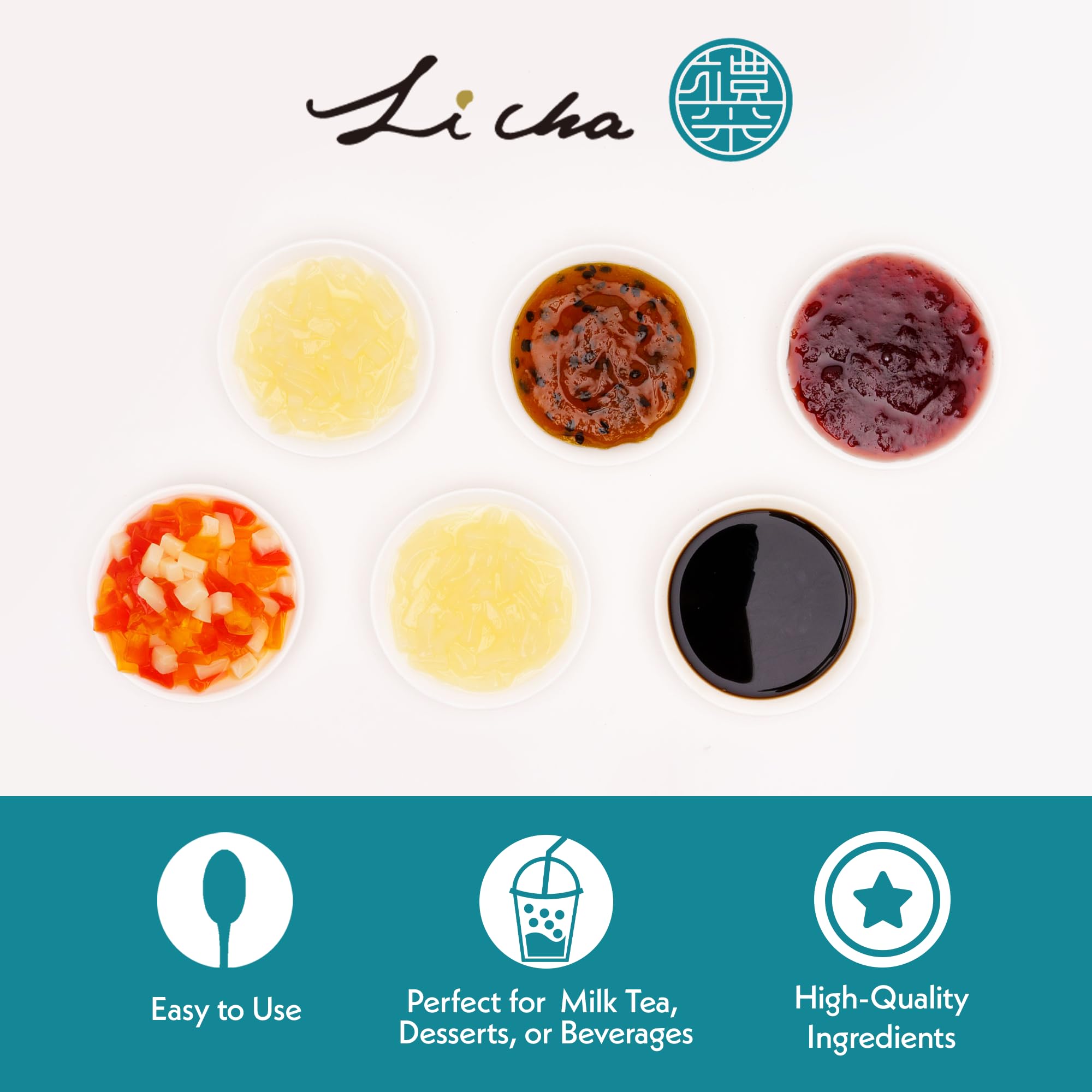 Rainbow Jelly Topping for Bubble Tea (3.8kg/8.4lbs Bulk) | Boba Milk Tea, Desserts & Smoothie Topping | Perfect for DIY Drinks, Shaved Ice & Yogurt Parfaits