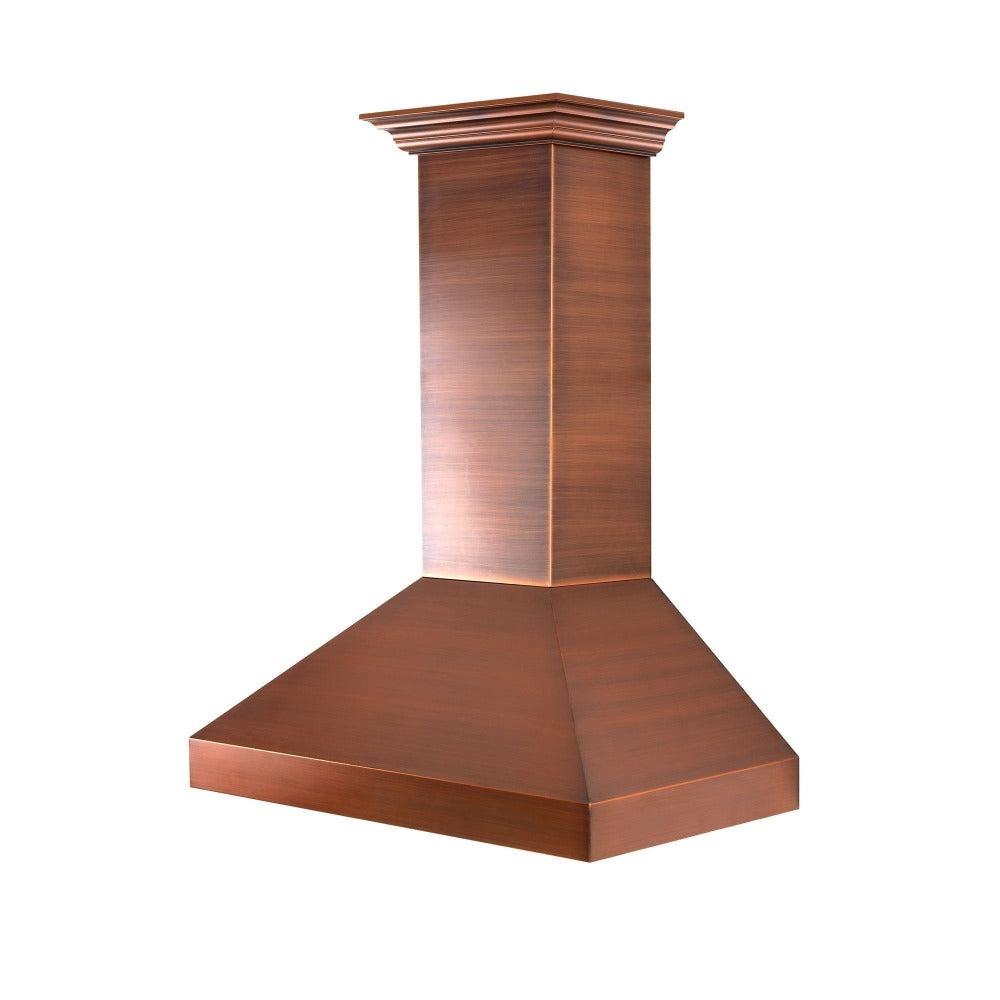ZLINE 8667C Convertible Designer Series Copper Wall Mount Range Hood - Premium Kitchen Ventilation for Modern Homes | Perfect for Cooking, Baking & Grilling