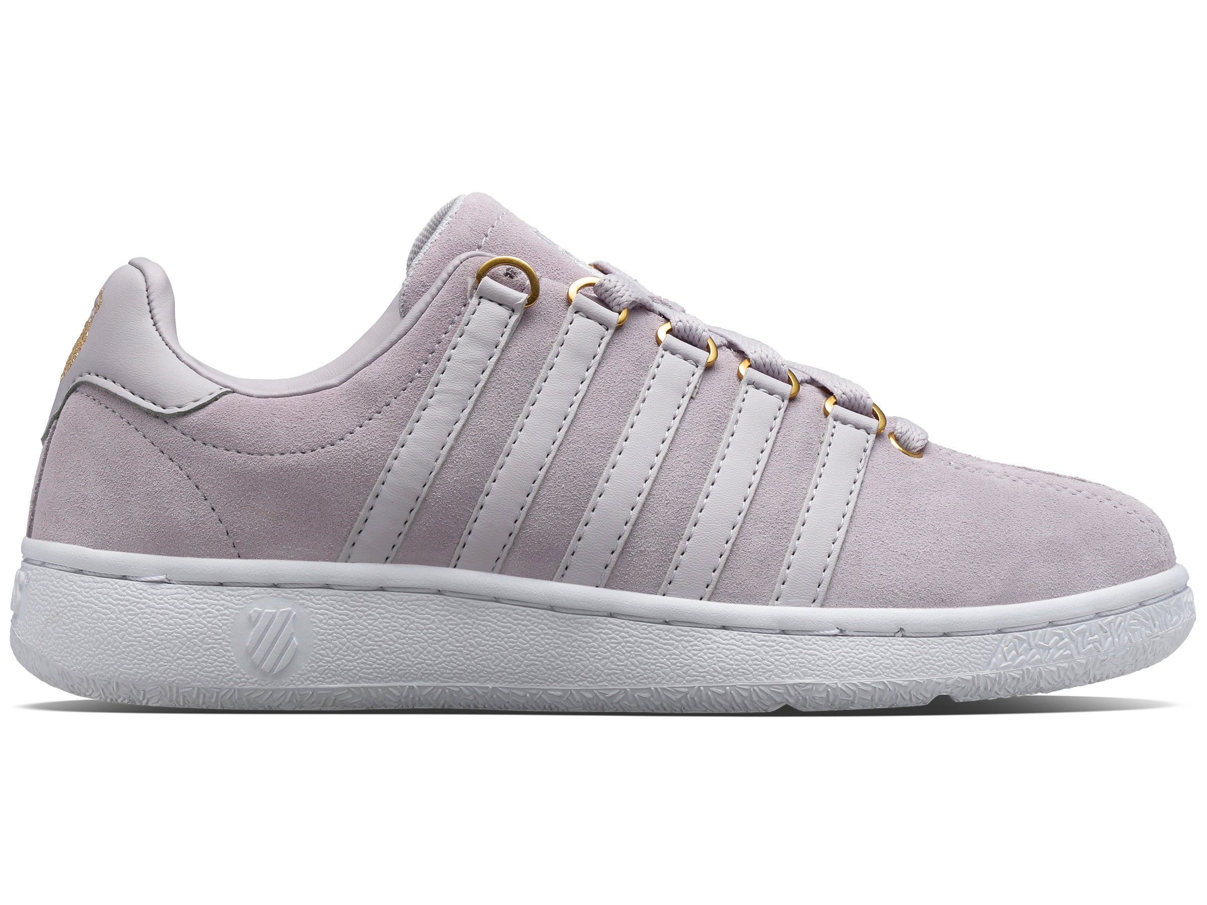 Classic VN Suede Sneakers in Lilac Marble & White - Comfortable Women's Shoes for Casual Wear, Running & Gym Workouts