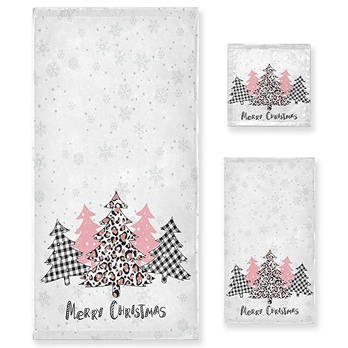 Plaid Pink Christmas Tree