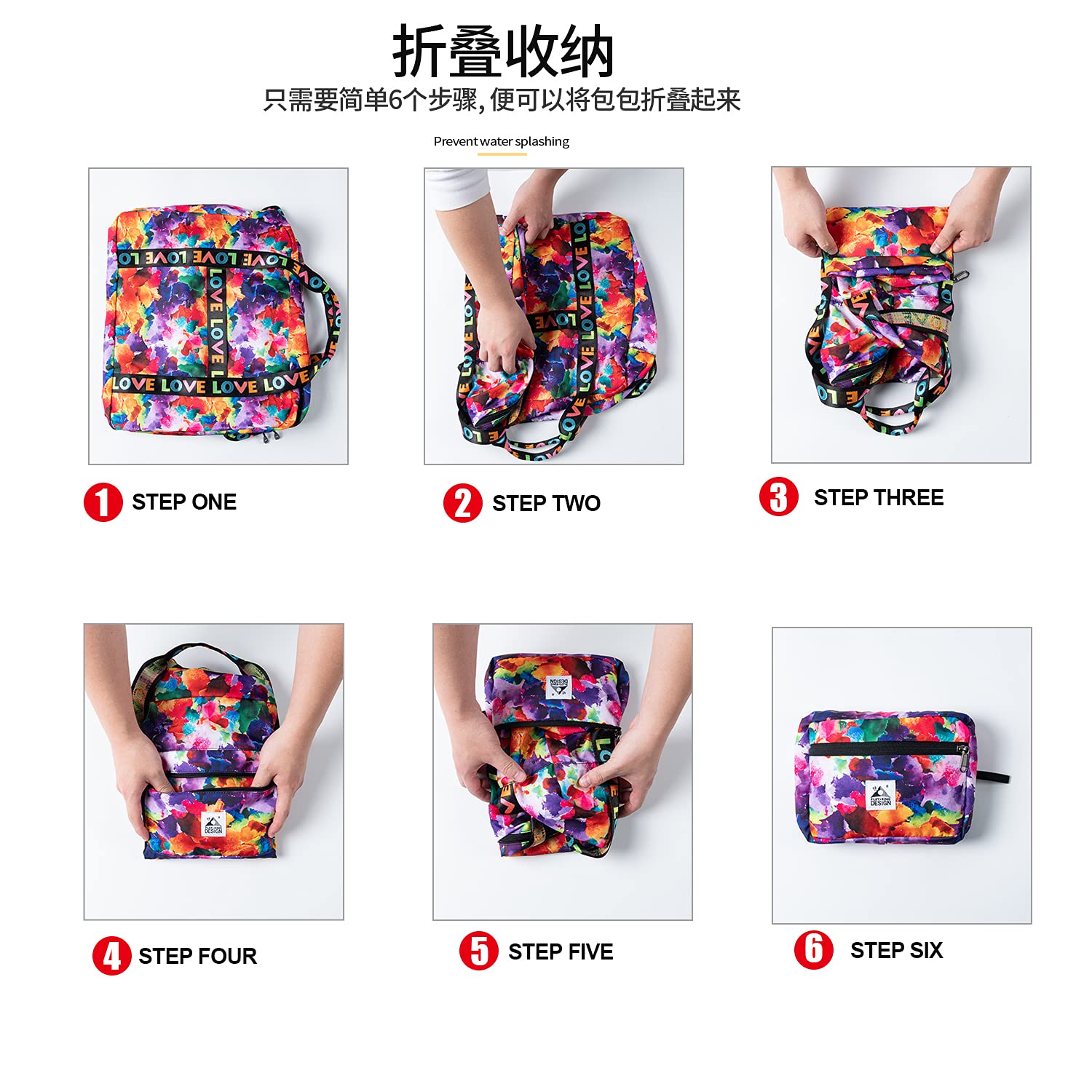 PLAY KING Foldable Travel Duffel Bag - Lightweight Carry-On Luggage for Women | Perfect for Gym, Weekend Trips & Air Travel