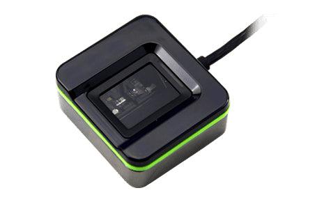2N Telecommunications 9137423E USB 2.0 Fingerprint Reader - Black & Green | Secure Biometric Access for Offices, Homes & Smart Devices