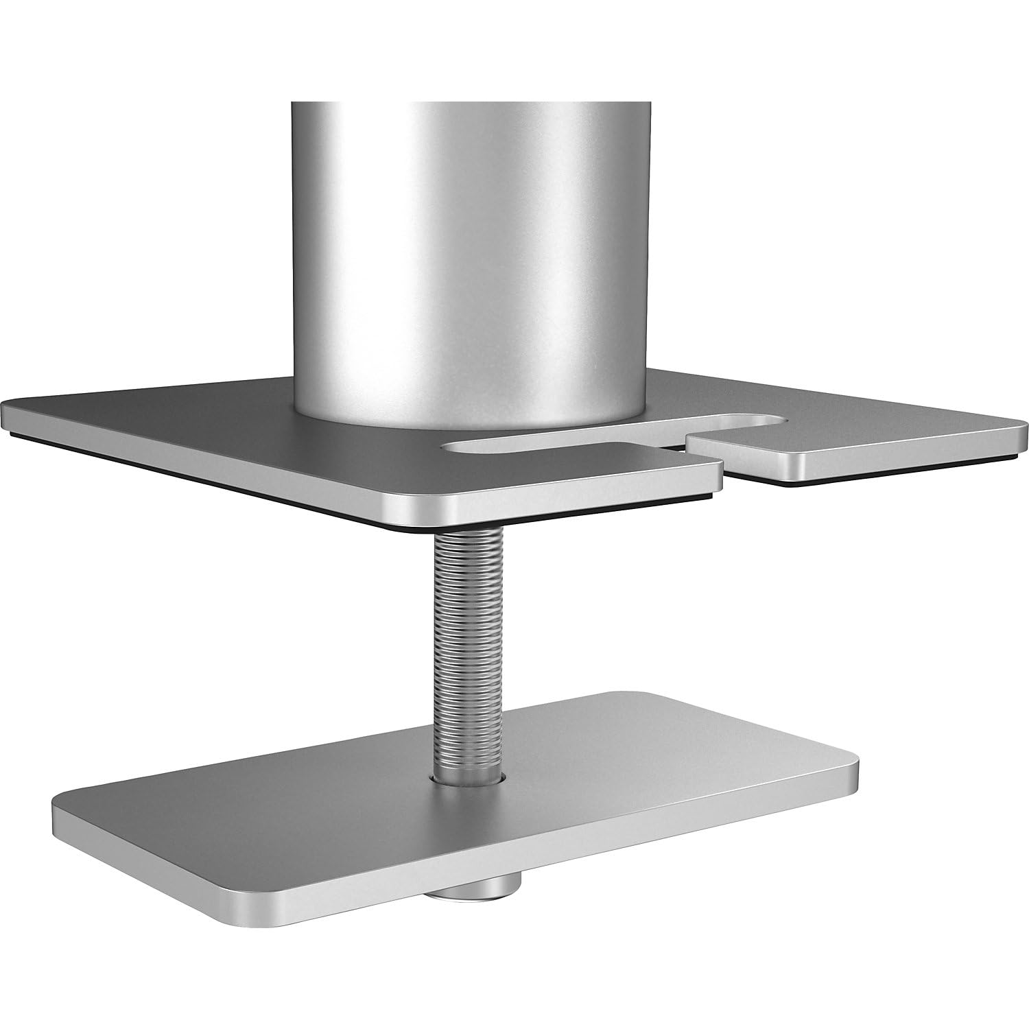 Durable Dual Monitor Mount Stand for 2 Screens 21-27 Inch - Adjustable Height, Tilt & Rotation - VESA 75/100 Compatible - Ergonomic Desk Clamp with Through Bolt - Perfect for Home Office, Gaming Setup & Workspace Productivity