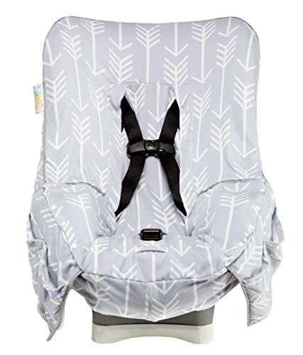 Gray & White Arrow Cotton Jersey
