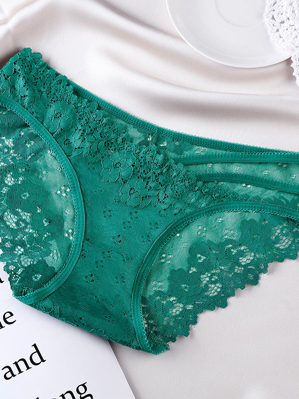 ZASUWA Women's Sexy Lace Thong Panties - Irregular Hollow Out Design for Sensual Comfort | Perfect for Valentine's Day, Honeymoon & Romantic Nights