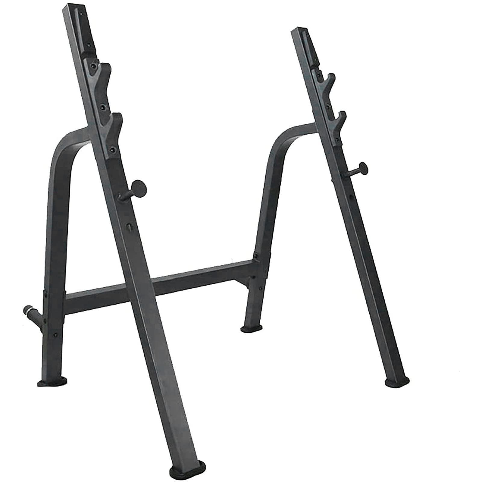 WEUIE Adjustable Barbell Rack Squat Stand - 440 LBS Capacity, 8-Level Height Adjustment for Bench Press & Home Gym - Multifunctional Power Rack for Strength Training, Weightlifting & CrossFit - Perfect for Home Workouts & Commercial Fitness Centers