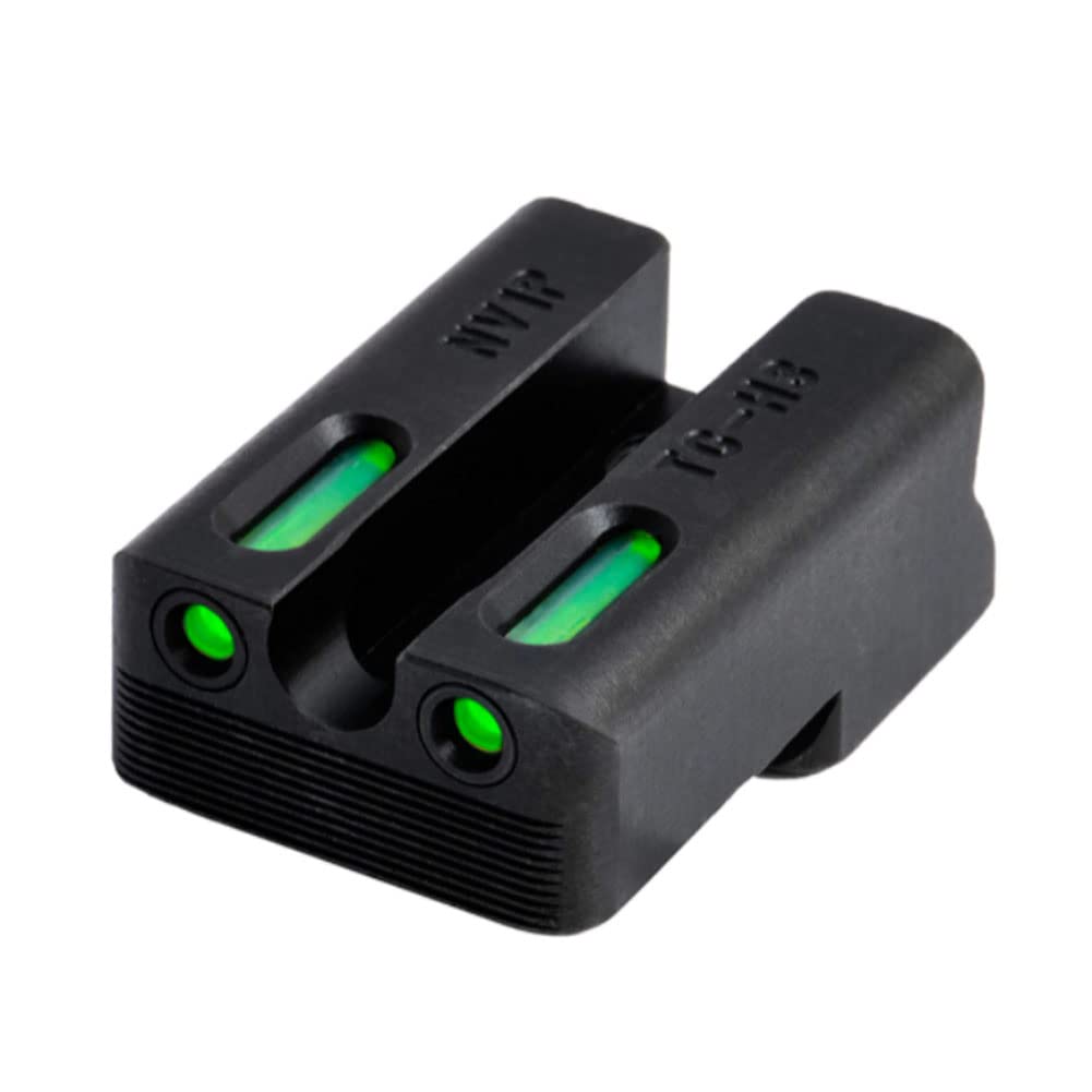 Truglo TFX PRO Handgun Sight - Glow in Dark Tritium & Fiber Optic Night Sight for Pistols | Compact, Durable, Snag-Free Design | Perfect for Low Light Shooting, Home Defense & Tactical Use