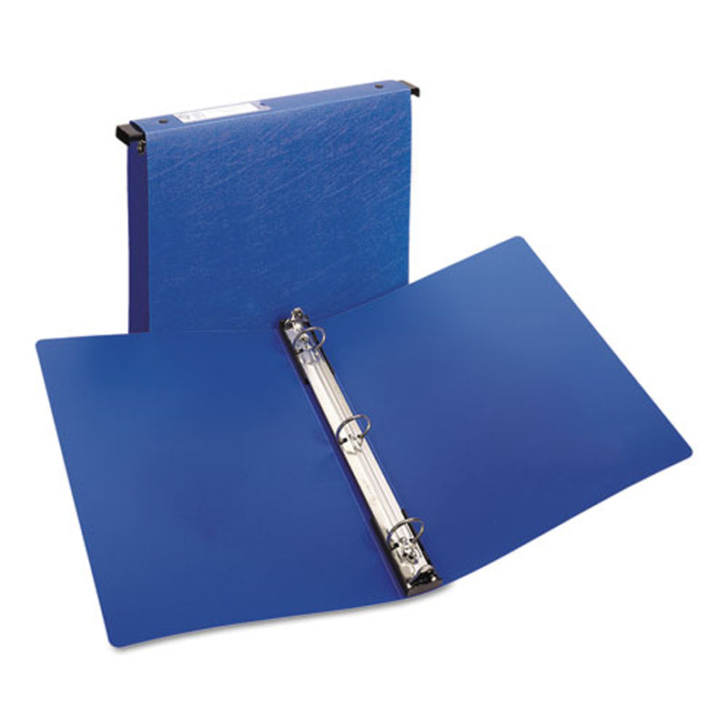 Hanging Gap Free Round Ring Binder 1 Inch - Durable 3-Ring Binder for School, Office & Home Organization - Perfect for Notes, Documents & Presentations